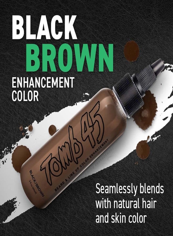 Tomb 45 Tomb45 Beard & Lineup Enhancement (Brown/Black) - Water-proof, Shampoo safe, Safe on Skin - Image 4
